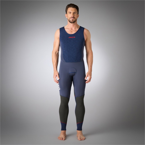2026 Musto Hombres Flexlite Alumin 3.0 3mm Long John 82070 - Midnight Marl